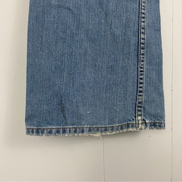 Lucky Brand Dungarees Jeans Jet Setter Denim Distressed Woman’s Sz 6 28 - Picture 7 of 14